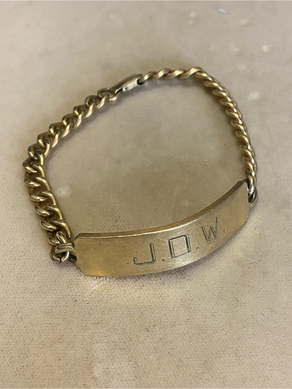 Vintage 1/20 12K Gold Filled Men’s ID Bracelet